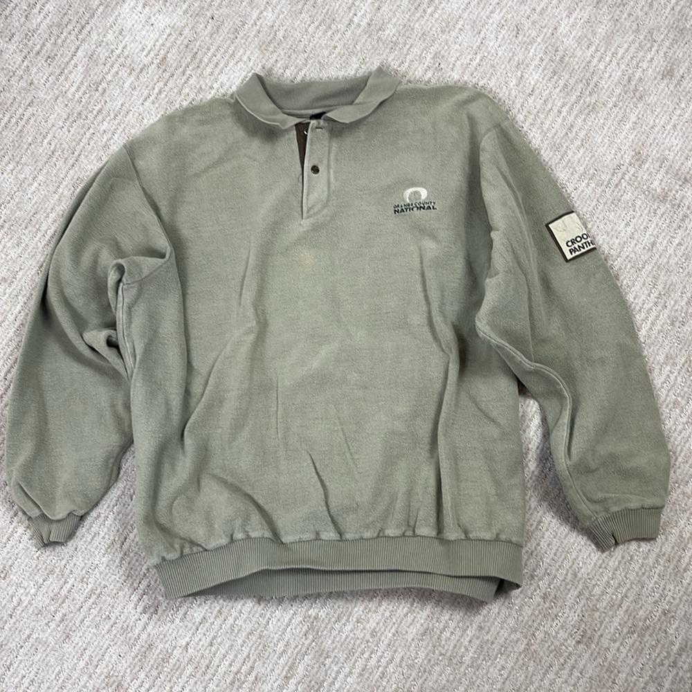 Orange County National Golf Club Pullover Sweatshirt Men’s XL Collared Green